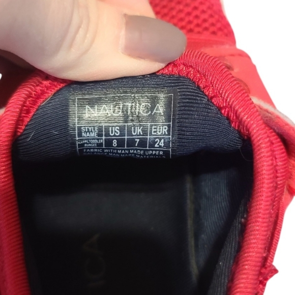 Boys Nautica Sneakers Sz Toddler 8 - Picture 4 of 5